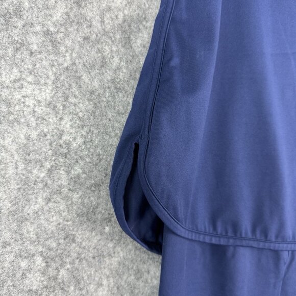 Sonic Slimmers Kathleen Kirkwood Athletic 2 In 1 Skirt Leggings L Blue Sporty - Picture 2 of 10